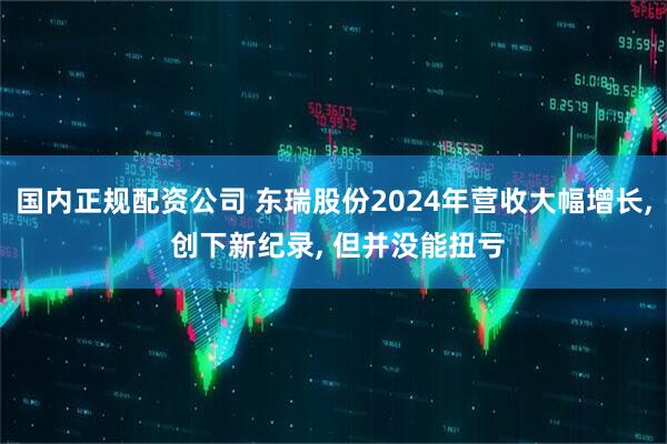 国内正规配资公司 东瑞股份2024年营收大幅增长, 创下新纪录, 但并没能扭亏